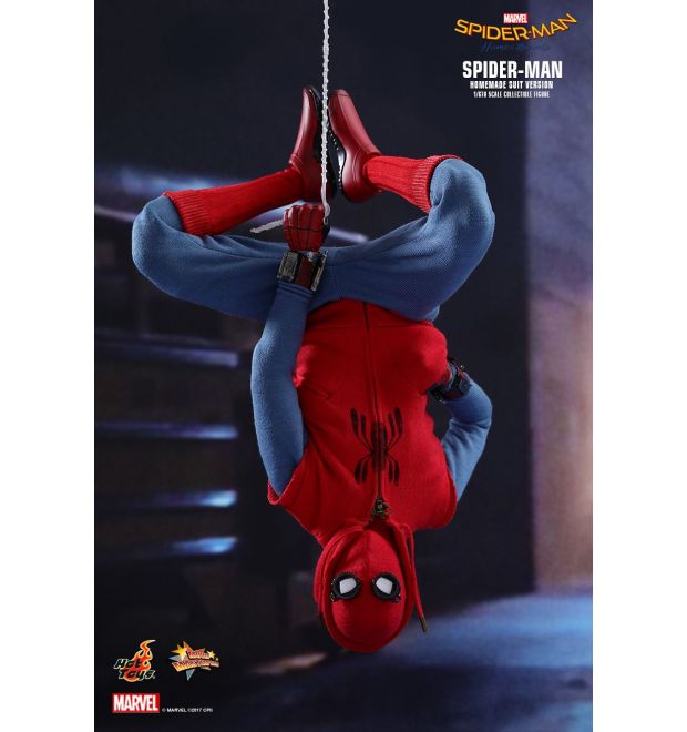 spider man homecoming homemade suit action figure